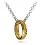 XHBTS Lot de 4 colliers inspirés de la star du soir The LorRings Lady Arwen - Collier doré avec pendentif en forme de bague - Pe