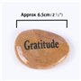 ROCKIMPACT 50 Pierres Gravées Message Chanceuse Inspirant, Cadeau avec Gravure Inspiration Mot, Jardin Décoratifs Galets, Bonheu