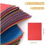 HellDoler Tissu en Feutre, 60pcs DIY Feuille de Feutrine 20x30cm Multi-Couleurs pour Artisanat Patchwork Couture ou Bricolage Dé