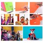 HellDoler Tissu en Feutre, 60pcs DIY Feuille de Feutrine 20x30cm Multi-Couleurs pour Artisanat Patchwork Couture ou Bricolage Dé