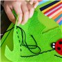 HellDoler Tissu en Feutre, 60pcs DIY Feuille de Feutrine 20x30cm Multi-Couleurs pour Artisanat Patchwork Couture ou Bricolage Dé