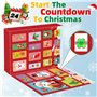 Chennyfun Fidget Toys Adventskalender 2024 dinosaurios 58 Pcs Calendrier de l'Avent de Noël, Anti-stress pour Soulager le Stress