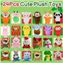 Compte à Rebours Noël avec 24 Peluche Mignonnes