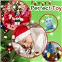Chennyfun Calendrier de l'Avent de Noël 2024, Compte à Rebours Noël avec 24 Peluche Mignonnes, Jouets Suspendus avec Animaux en 