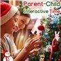 Chennyfun Calendrier de l'Avent de Noël 2024, Compte à Rebours Noël avec 24 Peluche Mignonnes, Jouets Suspendus avec Animaux en 