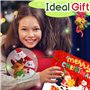 Chennyfun Calendrier de l'Avent de Noël 2024, Compte à Rebours Noël avec 24 Peluche Mignonnes, Jouets Suspendus avec Animaux en 