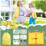 Jojoin Plateau Voiture, Plateau de Voyage Enfants pour Siège Voiture et Poussette Voyage Aérien avec Sac de Rangement + 5 Papier