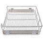Tiroir Télescopique de Cuisine, Panier Coulissant pour Placard Cuisine Panier de Rangement Coulissant Panier en treillis métalli