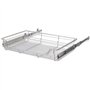 Tiroir Télescopique de Cuisine, Panier Coulissant pour Placard Cuisine Panier de Rangement Coulissant Panier en treillis métalli