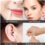 Adorila Lot de 50 kits de maquillage jetables pour hôtels - Emballage individuel - Accessoires de maquillage pour motels
