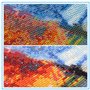 Kit de Broderie Diamant 5D DIY, Peinture par numéros pour Adultes, Fille Japonaise en Strass, Broderie au Point de Croix, Arts c