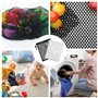 TRKETK Lot de 6 petits sacs en maille avec cordon de serrage en polyester 15 x 20 cm pour voyage, sport, volley-ball, golf, plag