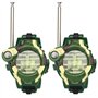 FeiWen 2 Pcs Montres Talkie Walkie Camouflage Regarder Les Enfants Jouets en Plein air Famille Jeu