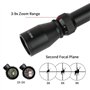 ToopMount Lunette de visée 3-9X40mm Optique étanche et Antichoc pour la Chasse à l'airsoft avec des Supports de Rail Weaver/Pica
