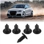 Attache de retenue, 100Pcs Garniture de porte de voiture universelle Rivets de pare-chocs Clip Vis Attache de retenue clips