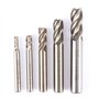 Fraise CNC, Fraise à Queue Cylindrique HSS CNC Forets à 4 Cannelures Foret de Fraisage à Queue Cylindrique 4/6/ 8/10/ 12 mm pour