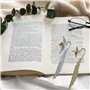 Marque Page Metal En Feuille Deux Pièces Or Et Argent Thème Magique Accessoires Lecture Cadeau Pour Lecteurs Et Amateurs De Livr