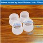 Silicone Chaise Casquettes Pieds tampons