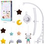 Mignon Ours en Peluche Carillon Éolien Cloche De Lit pour Bébé Cadeau pour Nouveauné Fille E