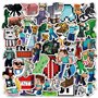 50 pcs Autocollants Stickers en vinyle imperméables pour ordinateur portable