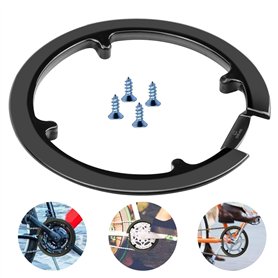 ZHENA Couvercle de Pignon de Vélo + 4X Vis de Fixation