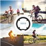ZHENA Couvercle de Pignon de Vélo + 4X Vis de Fixation, Protecteur de Manivelle Vélo Chaîne Roue Garde pour 42T 44T Vélo