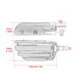 HDBUBALUS Piquets de fixation réglables pour autoroute Harley Electra Road King Street Glide 1 1/4" 32 mm