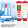 OBEST Testeur ph Mesure chlore piscine 5 en 1,Température PH Chlore ORP H2,testeur eau piscine,analyseur chlore,testeur d'eau po