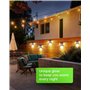 Lumières Solaires de Terrasse à Double Mode pour Déco