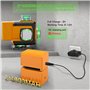 Niveau Laser Vert 4x360, Niveau Laser Professionnel 4D 16 Fils, Niveau Laser Rotatif Autonivelant, IP54 Antipoussière, Etanche, 
