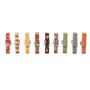 50pcs Pinces à Clips avec Pinces en Bois punaises punaises punaises pour Tableaux en liège Notes sur Les œuvres d'art