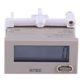 H7EC-N sans tension d'entrée LED Compteur numérique Compteur Compteur électrique numérique Affichage LCD à 8 chiffres 0-99999999