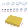 WiMas 17 Pièces Scie Cloche Scie Trépan Coffret, d'Acier au Carbone Pour Bois Plâtre Plastique et Métaux Non Ferrous 19-127mm
