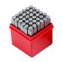 WiMas 36PCS poinçons en métal avec chiffres et lettres