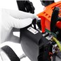 Samger Moteur de Cultivateur 52cc Motobineuse Thermique 2 Temps Motoculteur Essence 1.65KW, Largeur de Travail 28cm, Profondeur 
