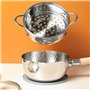 Hoobao Panier Vapeur INOX, Ustensile de Cuisine en Acier Inoxydable, Accessoire Autocuiseurs, Cuiseur Vapeur 22 Cm de Diamètre I