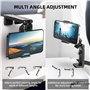 Support Téléphone Avion, Support Téléphone Universel Portable avec Rotation Multi-Directionnelle à 360°, Accessoires de Voyage I
