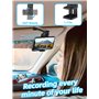 Support Téléphone Avion, Support Téléphone Universel Portable avec Rotation Multi-Directionnelle à 360°, Accessoires de Voyage I