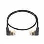 SinLoon Câble Ethernet RJ45 Cat8, câble réseau haute vitesse 90 degrés mâle vers mâle Cat8, 40 Gbit/s 2000 MHz SFTP pour routeur