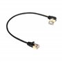 SinLoon Câble Ethernet RJ45 Cat8, mâle vers mâle, câble réseau Cat8 haut débit, 40 Gbit/s, 2000 MHz, cordon de raccordement SFTP