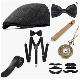 Ensemble d'accessoires de costume des années 20