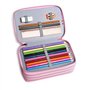 OFKPO Trousse à Crayons Sac de Crayon 72 Slots Super Grande Capacité, Multicouche Pochette à Crayons, Boîte de Crayon de Stockag
