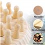 OFKPO Jeux de Mémoire en Bois, Échecs de Mémoire pour Enfant Jeu de Réflexion Jouets Educatifs pour Enfants et Adultes de l'éduc