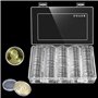 OFKPO 100 pcs 30 mm Monnaie Rangement Boîte, Capsules de Pièce de Collection