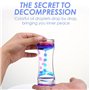 JJiaoLinin Minuteur sensoriel Liquide,Lot de 2 Sabliers Liquides avec Mouvement à Bulles,Jouets Sensoriel, Bouteille Sensorielle