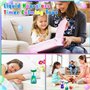 JJiaoLinin Minuteur sensoriel Liquide,Lot de 2 Sabliers Liquides avec Mouvement à Bulles,Jouets Sensoriel, Bouteille Sensorielle