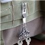 Porte-Clés Pince pour Ceinture Mousqueton Ceinture Porte-Clés Sangle Tactique avec Porte Clé Mousqu