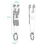 Iyowei 10PCS Porte Clé Clip, Porte-Clés Pince pour Ceinture Mousqueton Ceinture Porte-Clés Sangle Tactique avec Porte Clé Mousqu