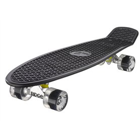 Ridge Retro 27 Skateboard complet Noir/Transparent 27'' x 7