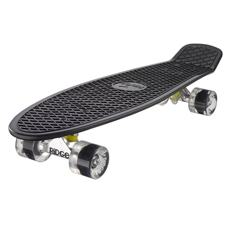 Ridge Retro 27 Skateboard complet Noir/Transparent 27'' x 7
